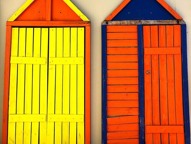 wooden door paint colours